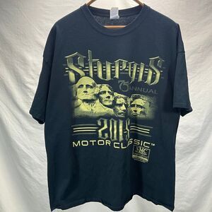 Sturgis 2015 Motor Classic Mount Rushmore Motorcycle Rally T-Shirt 2XL